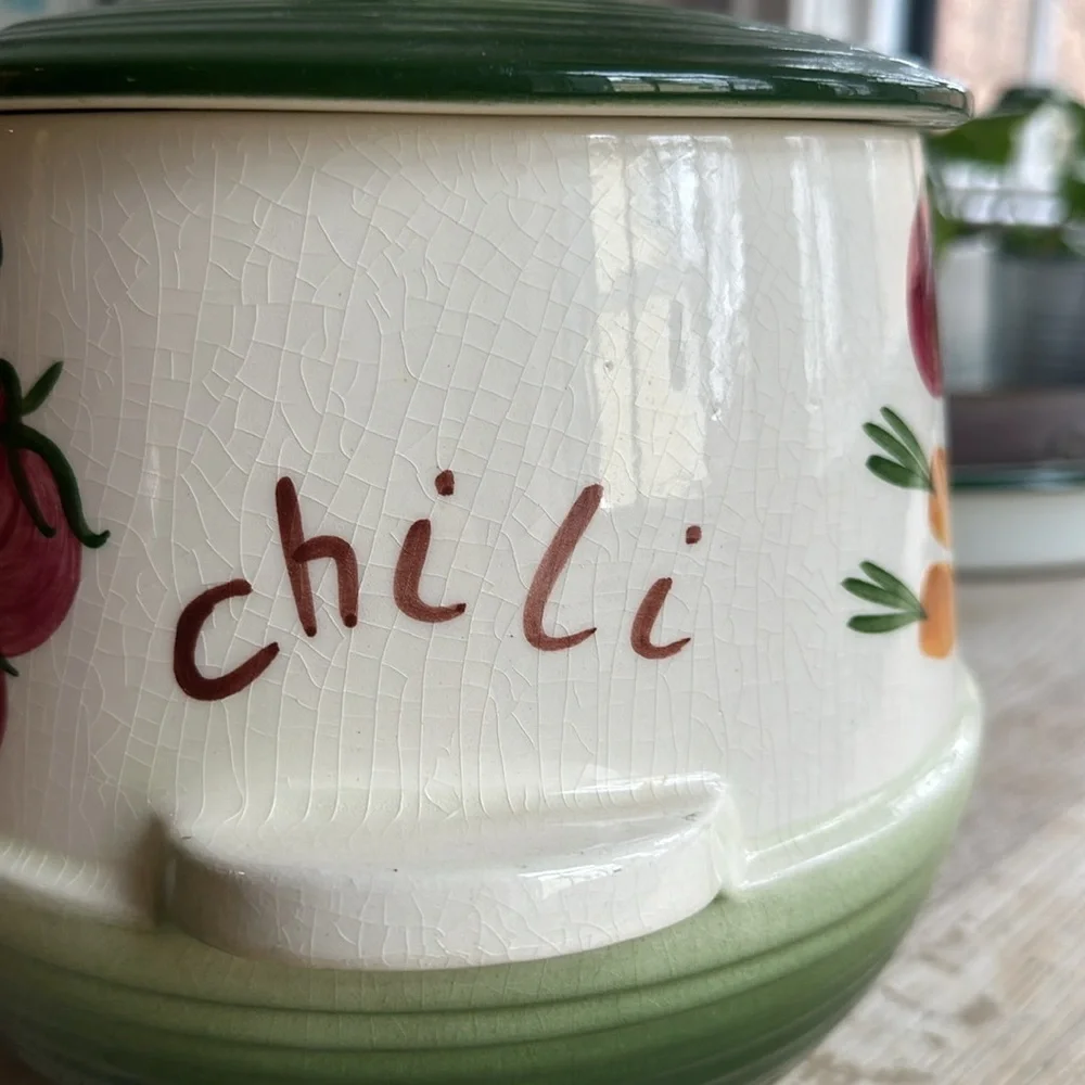 Vintage Los Angeles Potteries CA Pottery Soup Stew Tureen 1957 - Picture 4 of 9